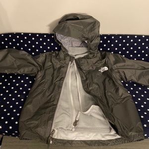 The Northface dry vent shell and fleece jacket. Size 18-24 months. Gray.